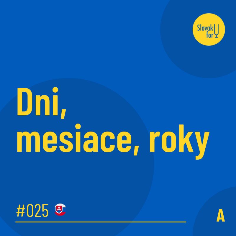 dni, mesiace, roky